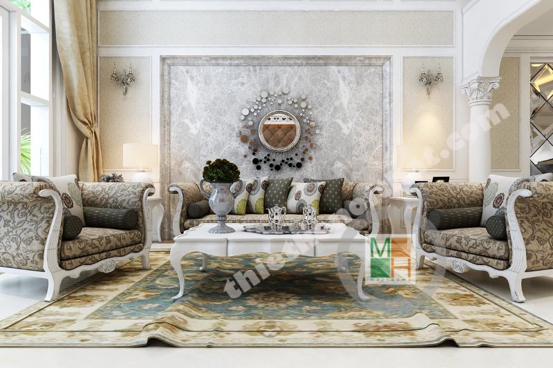 Tổng hợp các mẫu sofa tân cổ điển trong thiết kế nội thất phòng khách